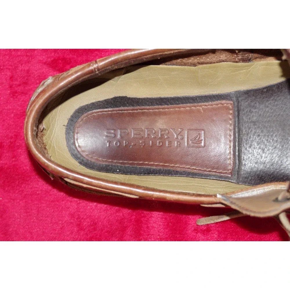 Men's Leather Sperry Topsider‎ Boat Deck Shoes GUC 11.5 Medium